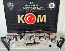 Sivas İl Emniyet Müdürlüğü Kaçakçılara Göz Açtırmıyor