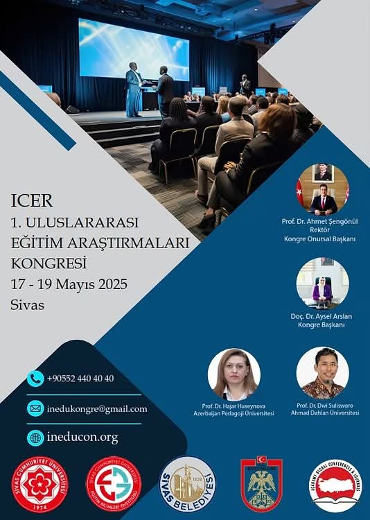1. Uluslararası Eğitim Araştırmaları Kongresi 17 Mayıs’ta Sivas’ta Gerçekleşecek