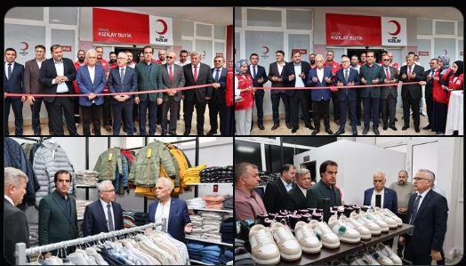 Sivas’ta Türk Kızılay Butik (Giyim) Mağazası Açıldı