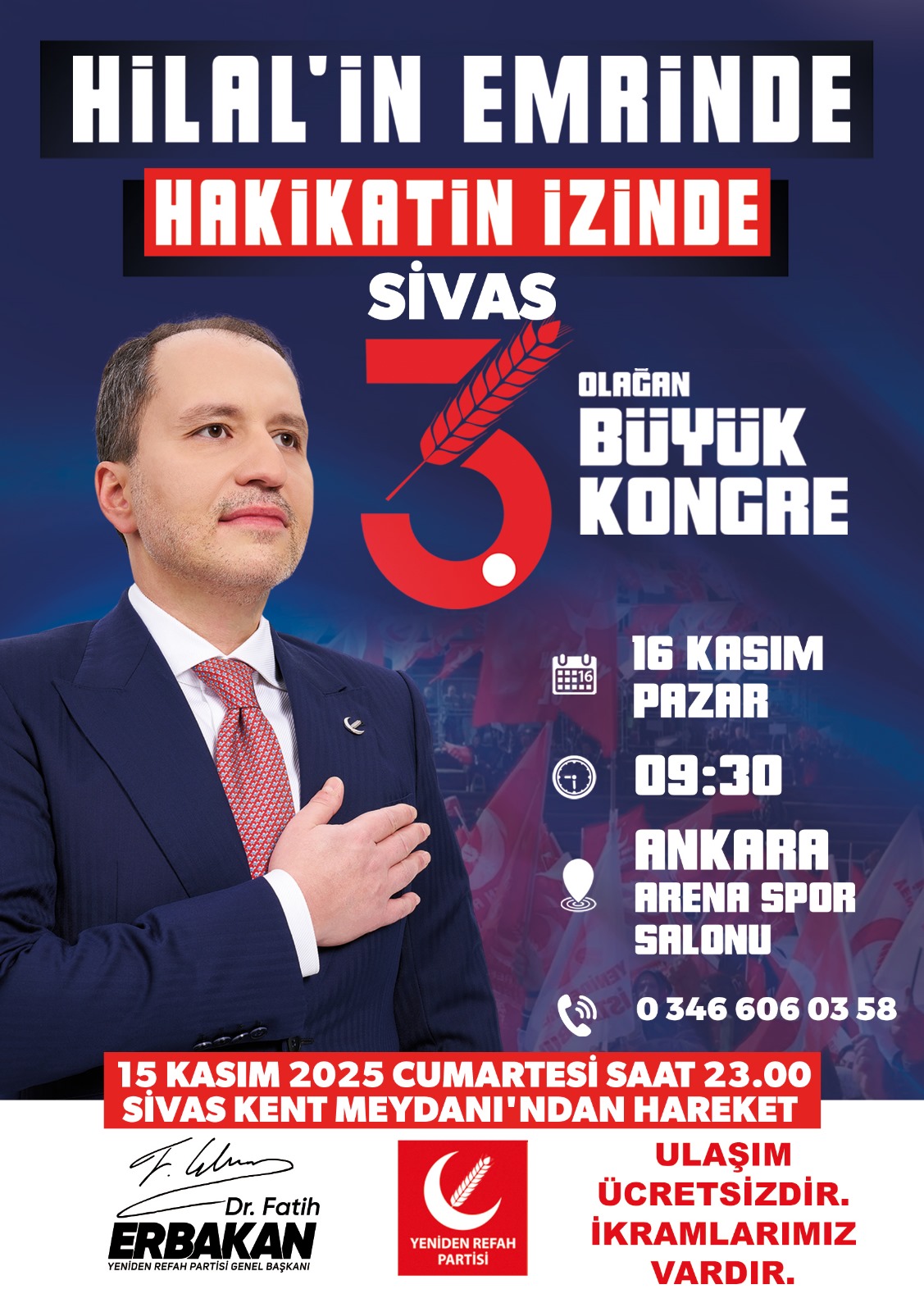 Yeniden Refah’ta Büyük Kongre Heyecanı