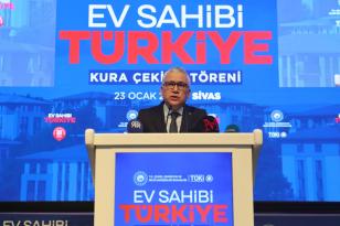 Sivas’ta Konutların Kura Çekimi Gerçekleşti