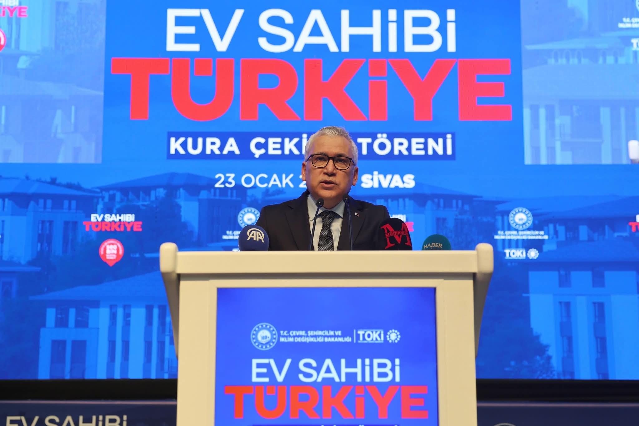 Sivas’ta Konutların Kura Çekimi Gerçekleşti