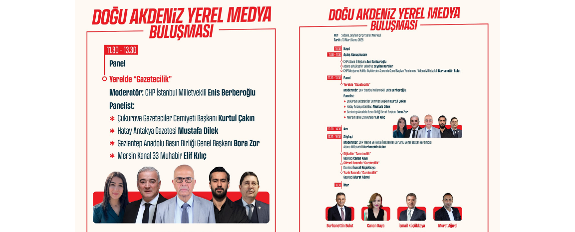 Bölge gazetecileri Adana’da buluşuyor